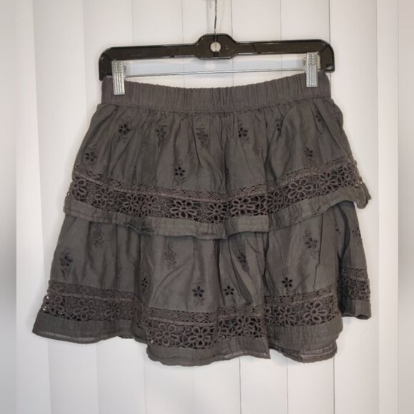 Lucky Brand Black Mini Skirt - Picture 1 of 2